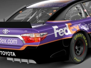 Nascar Toyota Camry Fedex Denny Hamlin 2015 3D Model