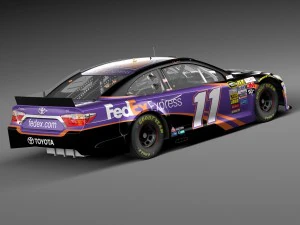 Nascar Toyota Camry Fedex Denny Hamlin 2015 3D Model