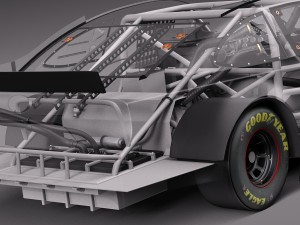 Nascar Toyota Camry Fedex Denny Hamlin 2015 3D 모델