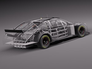 Nascar Toyota Camry Fedex Denny Hamlin 2015 3D 모델