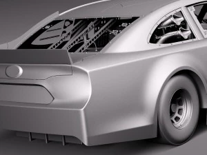 Nascar Toyota Camry Fedex Denny Hamlin 2015 3D Model