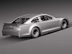 Nascar Toyota Camry Fedex Denny Hamlin 2015 3D 모델