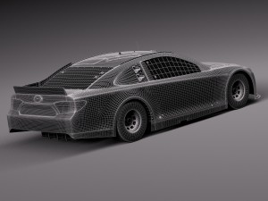Nascar Toyota Camry Fedex Denny Hamlin 2015 3D 모델