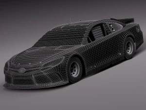 Nascar Toyota Camry Fedex Denny Hamlin 2015 3D Model