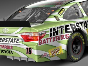 Nascar Toyota Camry Interstate Kyle Bush 2015 3D Model