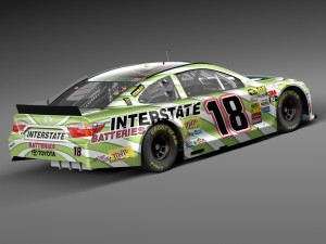 Nascar Toyota Camry Interstate Kyle Bush 2015 3D Model