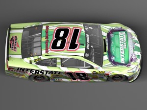 Nascar Toyota Camry Interstate Kyle Bush 2015 3D Model