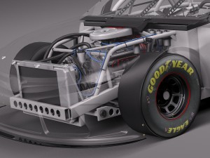 Nascar Toyota Camry Interstate Kyle Bush 2015 3D Model