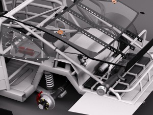 Nascar Toyota Camry Interstate Kyle Bush 2015 3D Model