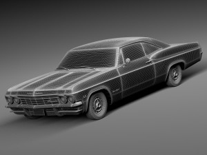Chevrolet Impala 1965 3D Модель