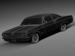 Chevrolet Impala 1965 3D Модель