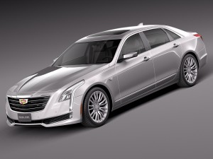 Cadillac CT6 2016 3D Model