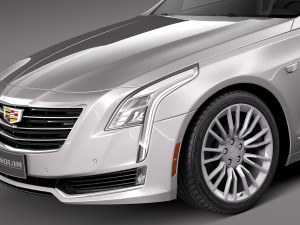 Cadillac CT6 2016 3D Модель