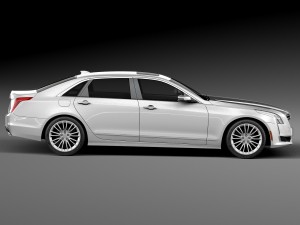 Cadillac CT6 2016 3D Модель