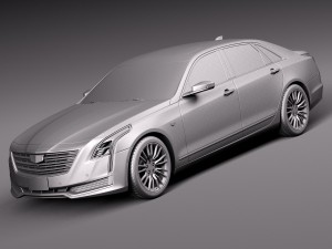 Cadillac CT6 2016 3D Модель