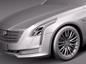 Cadillac CT6 2016 3D Модель