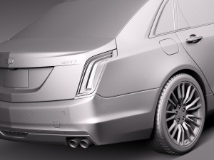 Cadillac CT6 2016 3D Модель