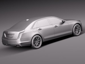 Cadillac CT6 2016 3D Модель