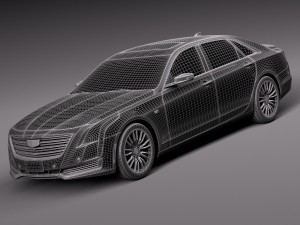 Cadillac CT6 2016 3D Модель