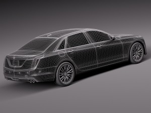 Cadillac CT6 2016 3D Модель