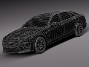 Cadillac CT6 2016 3D Модель