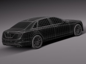 Cadillac CT6 2016 3D Модель