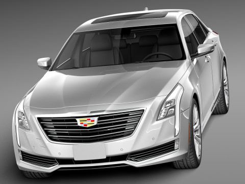 Cadillac CT6 2016 3D Model
