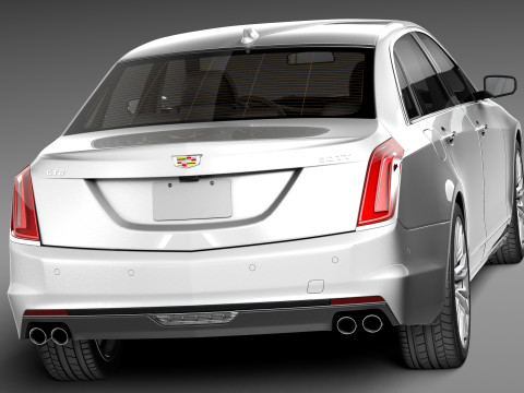 Cadillac CT6 2016 3D Model