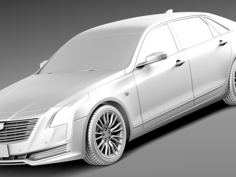 Cadillac CT6 2016 3D Model