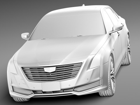 Cadillac CT6 2016 3D Model