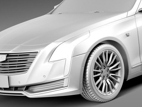 Cadillac CT6 2016 3D Model