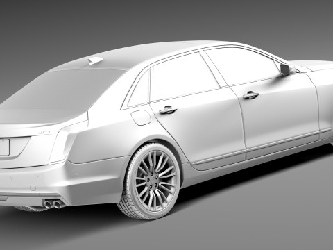 Cadillac CT6 2016 3D Model