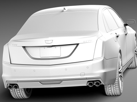 Cadillac CT6 2016 3D Model