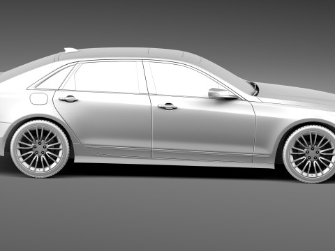 Cadillac CT6 2016 3D Model
