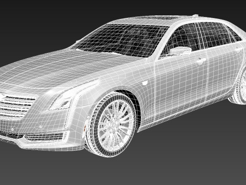Cadillac CT6 2016 3D Model