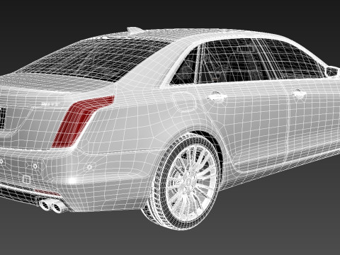 Cadillac CT6 2016 3D Model