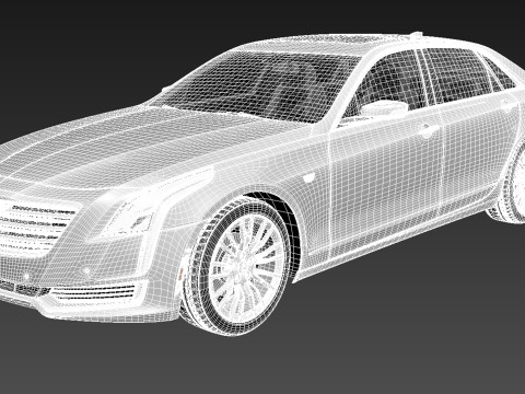 Cadillac CT6 2016 3D Model
