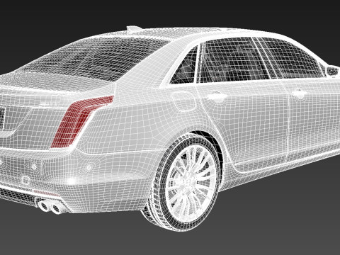 Cadillac CT6 2016 3D Model