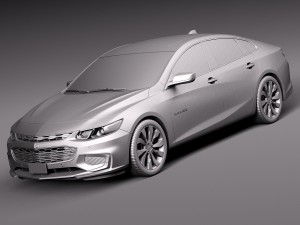 Chevrolet Malibu 2016 3D Model