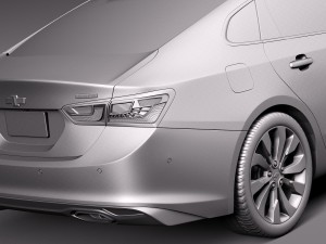 Chevrolet Malibu 2016 3D Model