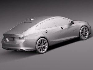 Chevrolet Malibu 2016 3D Model