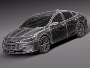 Chevrolet Malibu 2016 3D Model