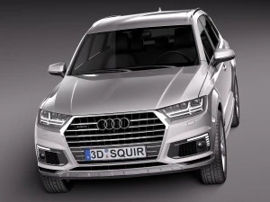 Audi Q7 E-tron 2017 Modelo 3D