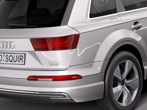 Audi Q7 E-tron 2017 Modelo 3D