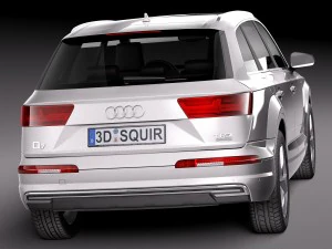 Audi Q7 E-tron 2017 Modelo 3D