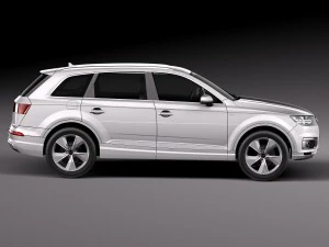 Audi Q7 E-tron 2017 Modelo 3D