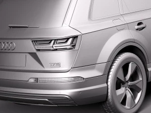 Audi Q7 E-tron 2017 Modelo 3D