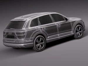 Audi Q7 E-tron 2017 Modelo 3D