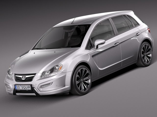 Generic Average Hatchback 2015 3D Model .c4d .max .obj .3ds .fbx .stl .blend 