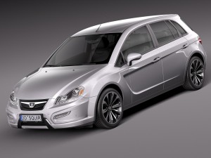 Generic Average Hatchback 2015 3D Model